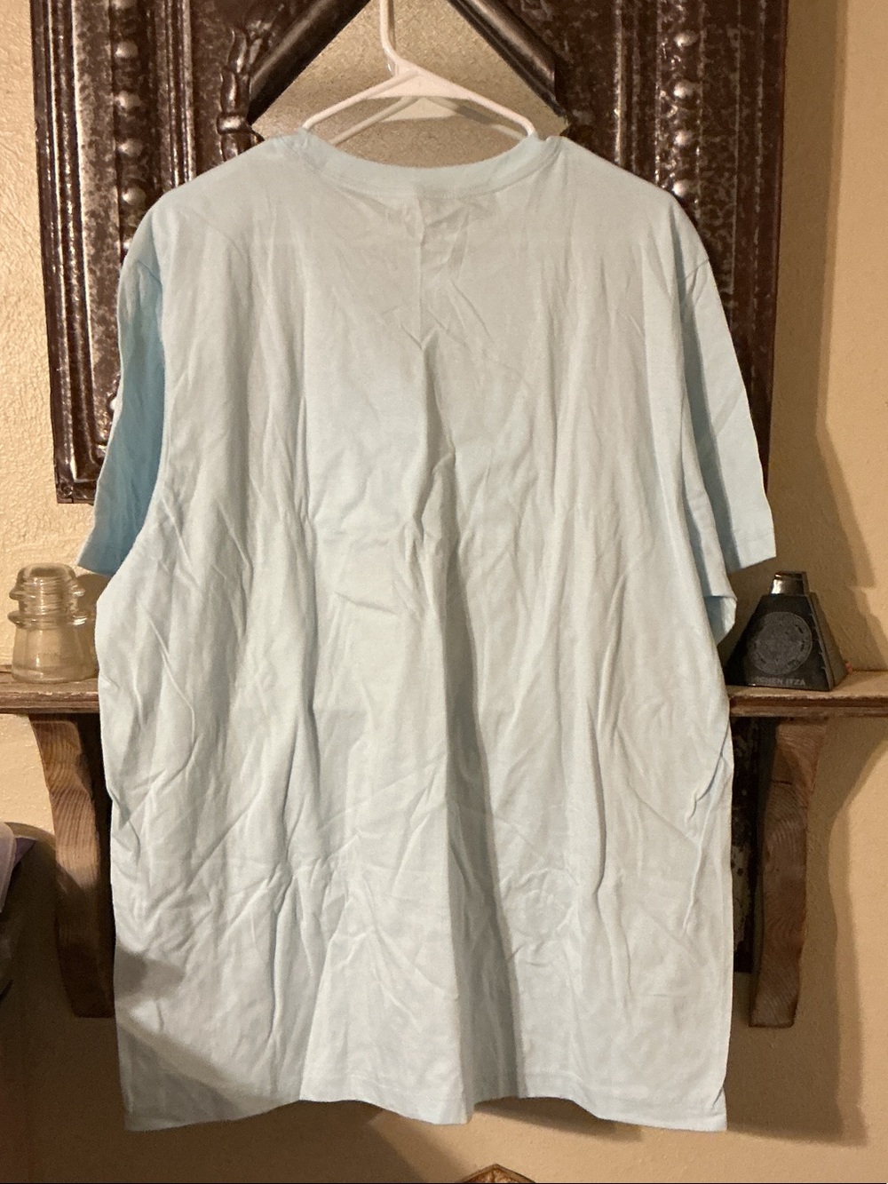 Nike Light Blue Short Sleeve Tee with White Logo - Picture 4 of 4